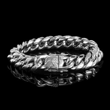 10mm Stainless Steel Cuban Bracelet