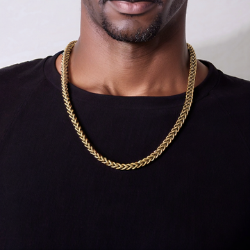 6mm Spring Clasp Reversible Chain in Gold
