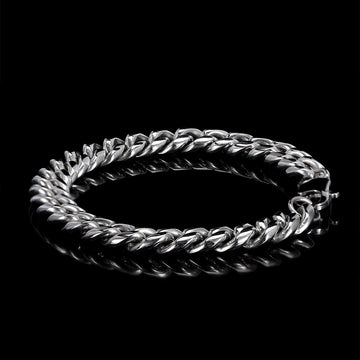 9mm Stainless Steel Cuban Bracelet