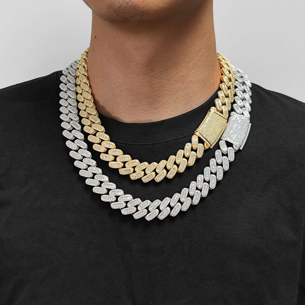 18mm Iced Out Cuban Chain