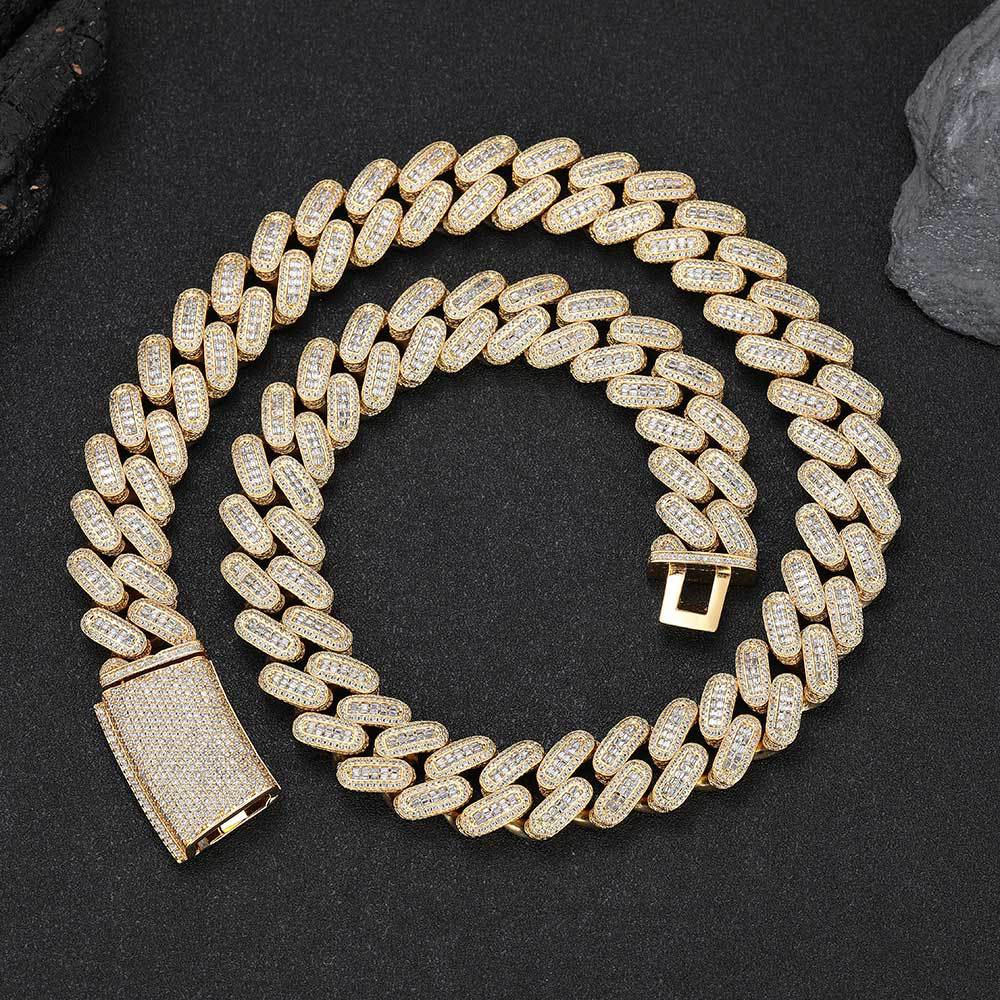 18mm Iced Out Cuban Chain