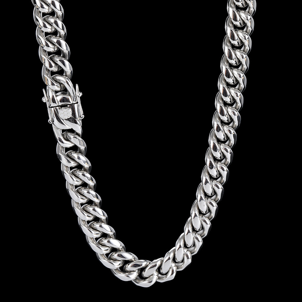 14mm Stainless Steel Cuban Chain
