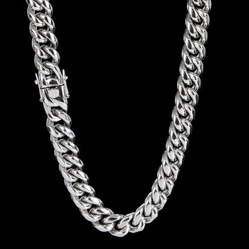 14mm Stainless Steel Cuban Chain