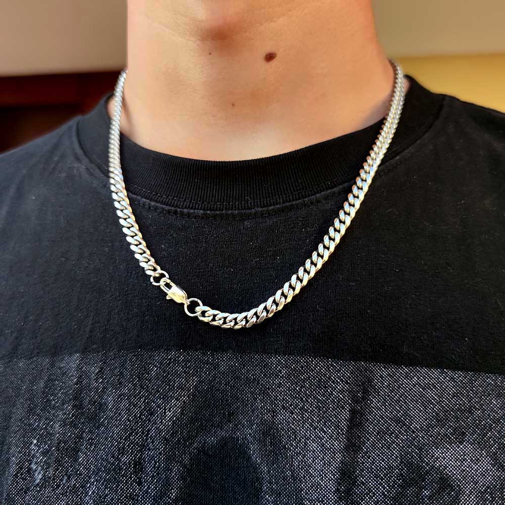 9mm Stainless Steel Cuban Chain